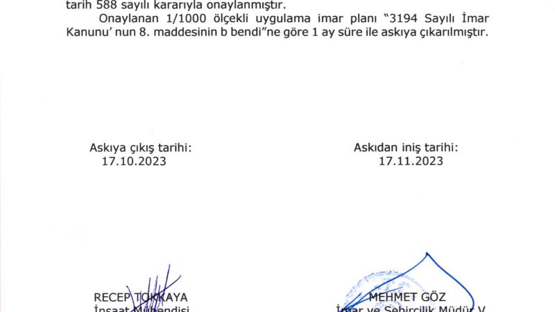 DENİZLİ İLİ, GÜNEY İLÇESİ, YAĞCILAR MAHALLESİ, L22-D.07C.2A-L22-D.07C.2B PAFTA , 392 ADA 39 PARSELDE TARIM VE HAYVANCILIK TESİSİ ALANI AMAÇLI 1/1000 ÖLÇEKLİ UYGULAMA İMAR PLANI DEĞİŞİKLİĞİ